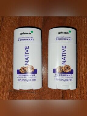 Native x Girl Scouts Coconut Caramel Deodorant - White